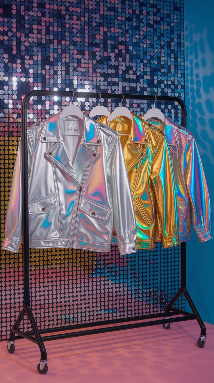 Metallic Jacket: A Timeless Addition to Your Wardrobe outfit idea