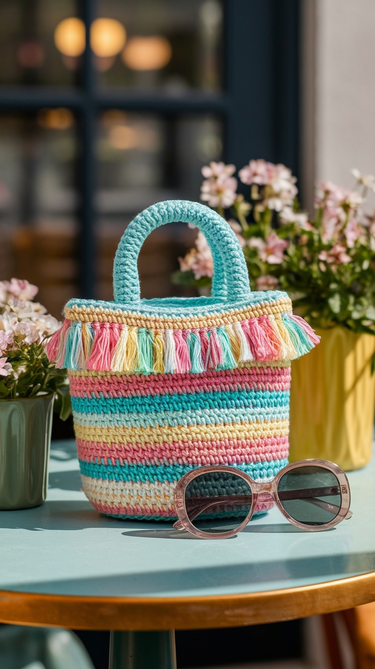 Exploring the Charm of the Mini Crochet Bag outfit idea