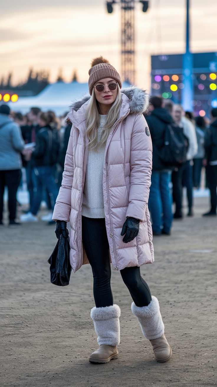 Music Festival Outfits Winter: Stay Warm and Stylish outfit idea