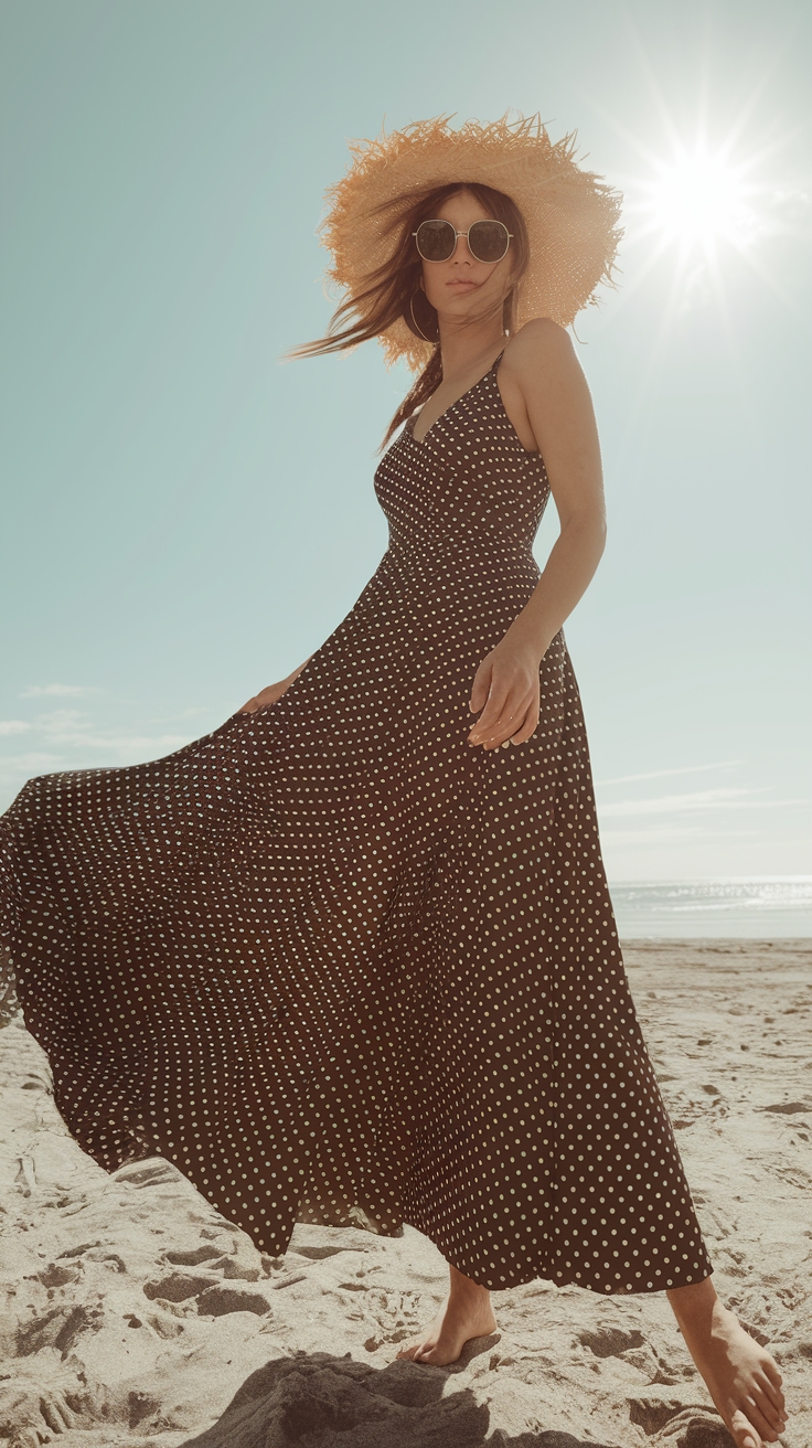 Polka Dot Maxi Dresses: A Timeless Fashion Statement outfit idea