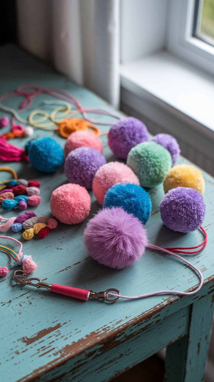 Pom Pom Keychain DIY: Craft Your Own outfit idea