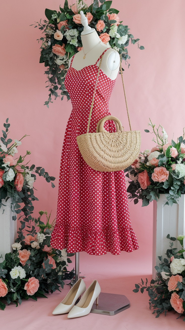 Styling Your Red and White Dress Outfit for Any Occasion outfit idea