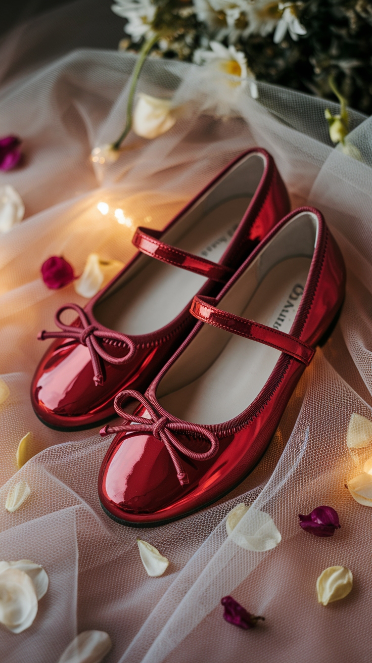 Red Ballerina Shoes: Perfect for Any Occasion outfit idea