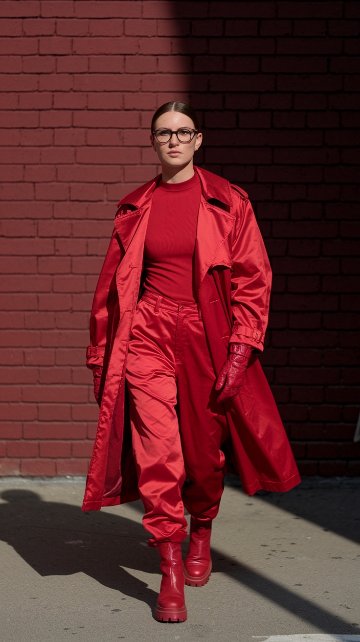 Styling Tips for a Stunning Red on Red Outfit outfit idea