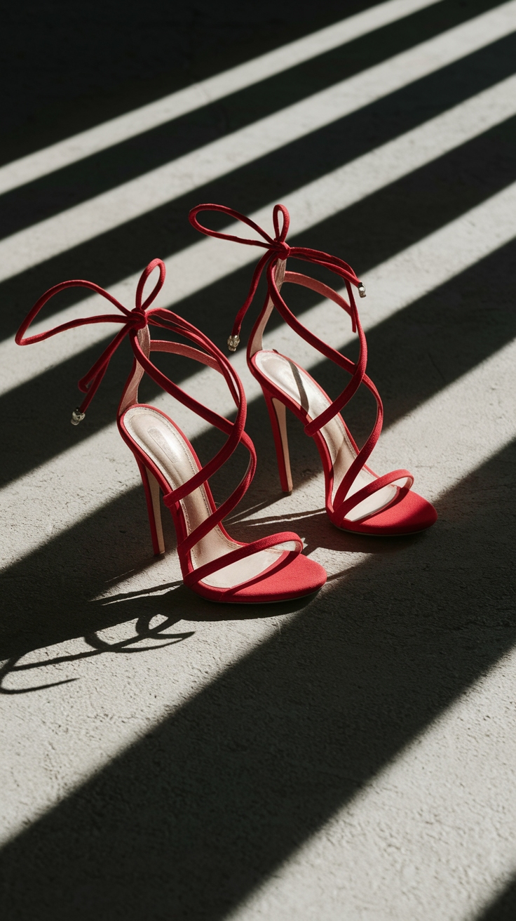 Finding the Best Red Strap Heels for Comfort and Style outfit idea
