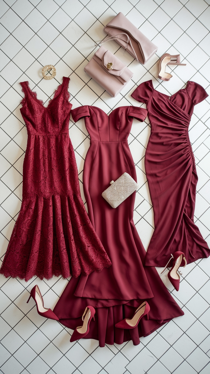 Stunning Red Wedding Guest Dresses You Need outfit idea