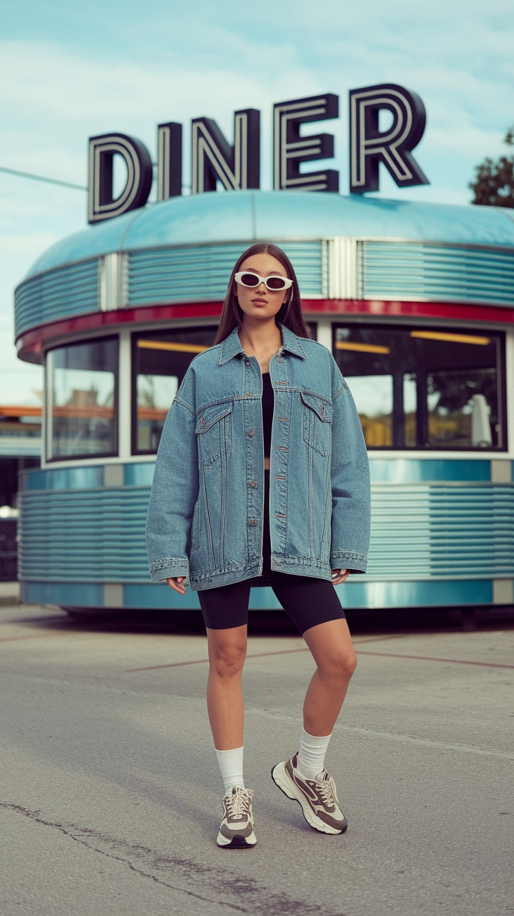 How to Wear a Retro Oversized Outfit This Season outfit idea
