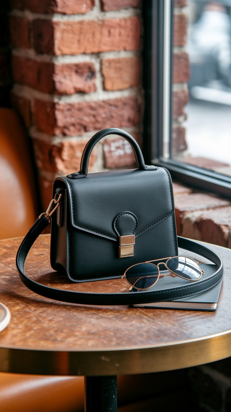 The Ultimate Guide to the Small Black Crossbody Bag outfit idea