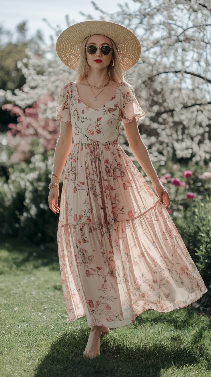 Chic Spring Maxi Dress Outfit for Every Occasion outfit idea