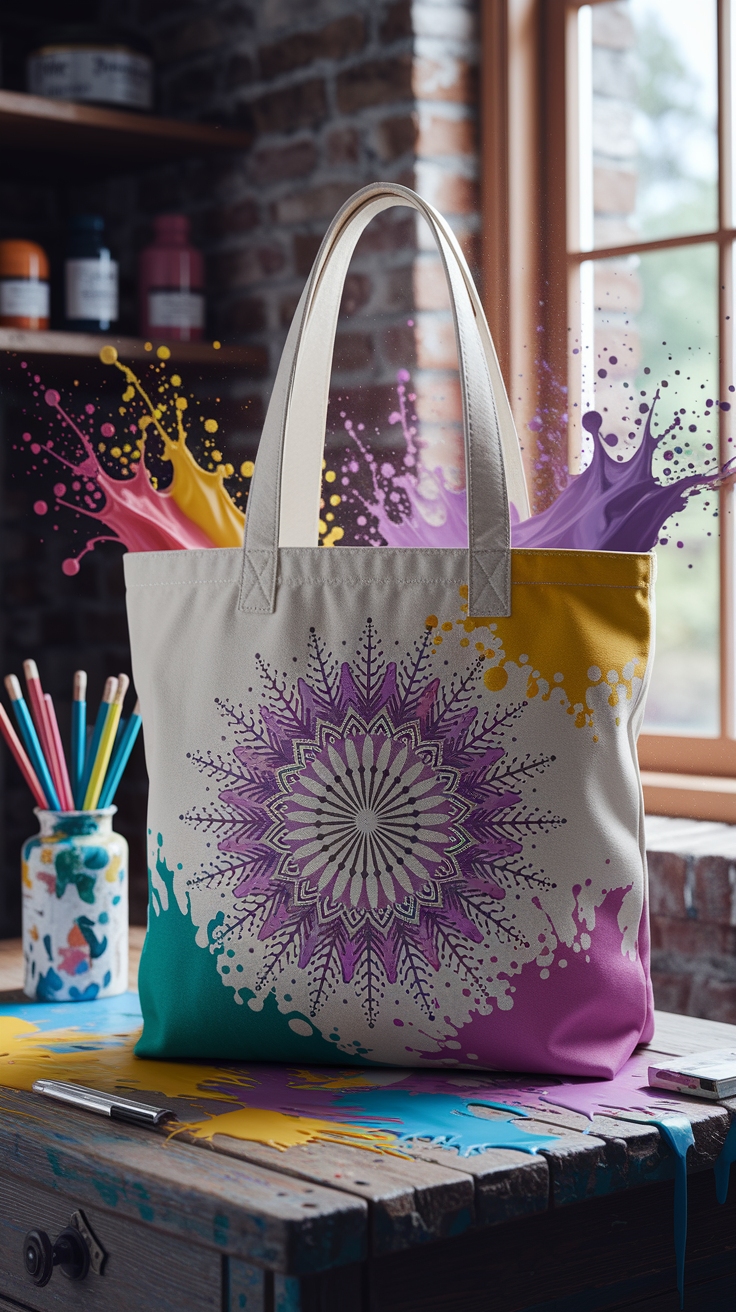 Tote Bag Design Paint: Unleash Your Creativity on Canvas outfit idea