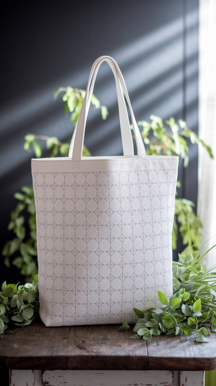 H2: Elegant White Tote Bag Design for Minimalists outfit idea
