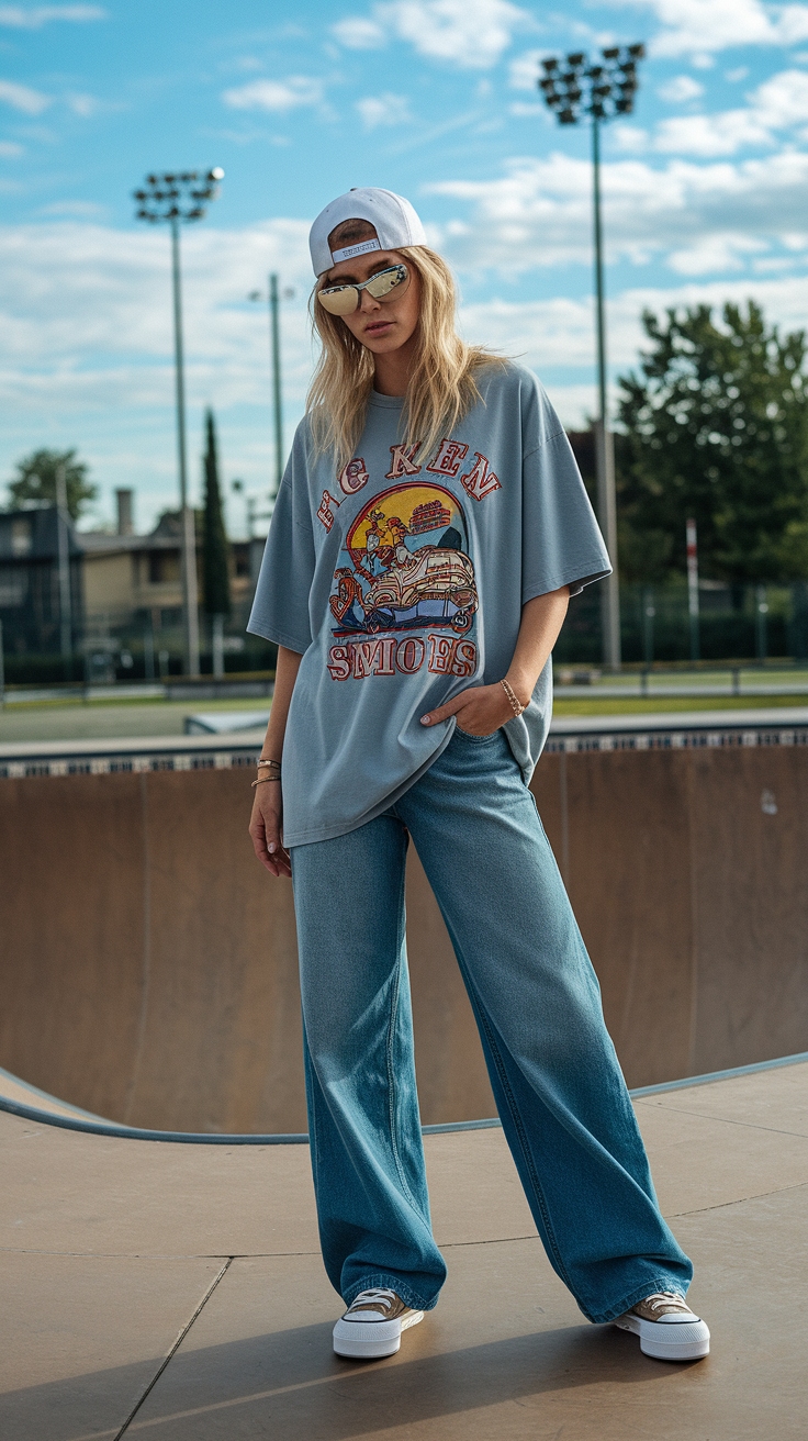 Explore Y2K Fashion Early 2000s Baggy Styles outfit idea