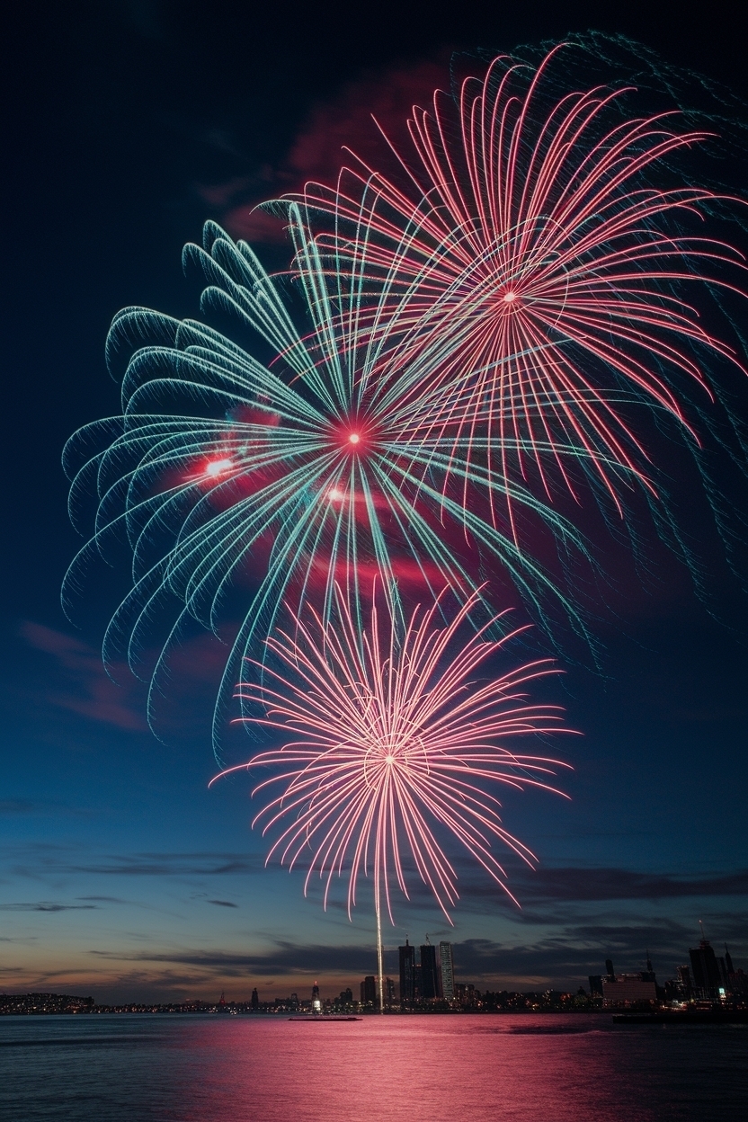 Sparkling 4th of July Nail Designs: Fireworks Themes outfit idea