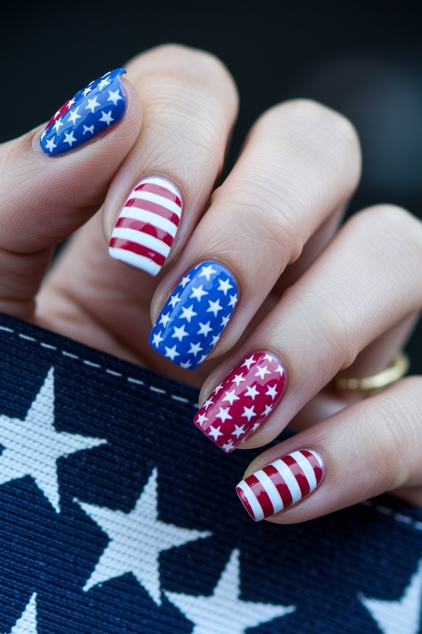 Unique 4th of July Nail Ideas for Your Holiday Look outfit idea