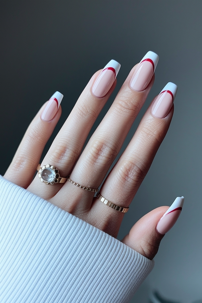 Chic Acrylic Nail Designs: French Tip Ideas to Try outfit idea