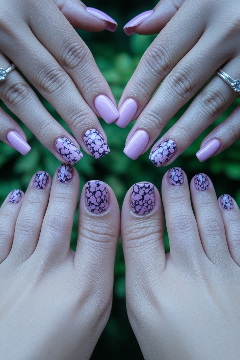 Acrylic Nails and Toes Matching: Complete Your Look outfit idea