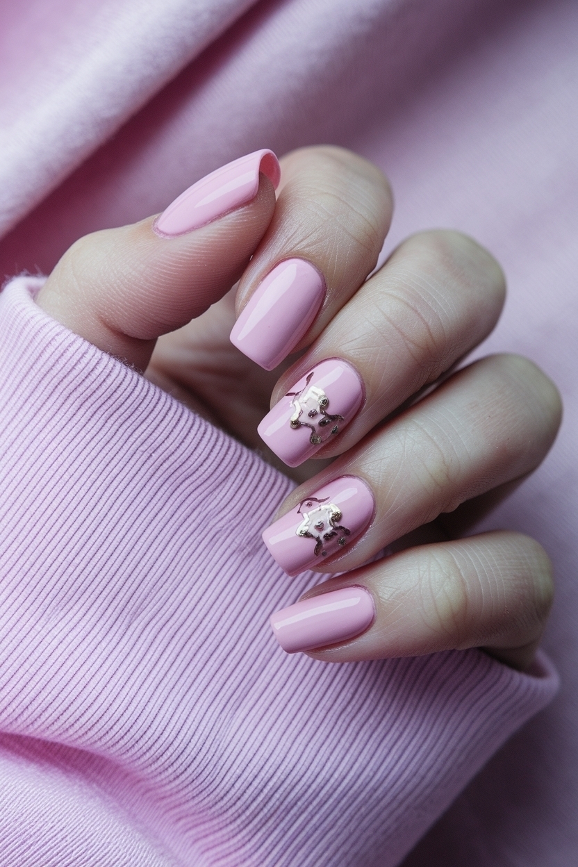 Baby Pink Nails with Design: Soft and Chic Inspirations outfit idea
