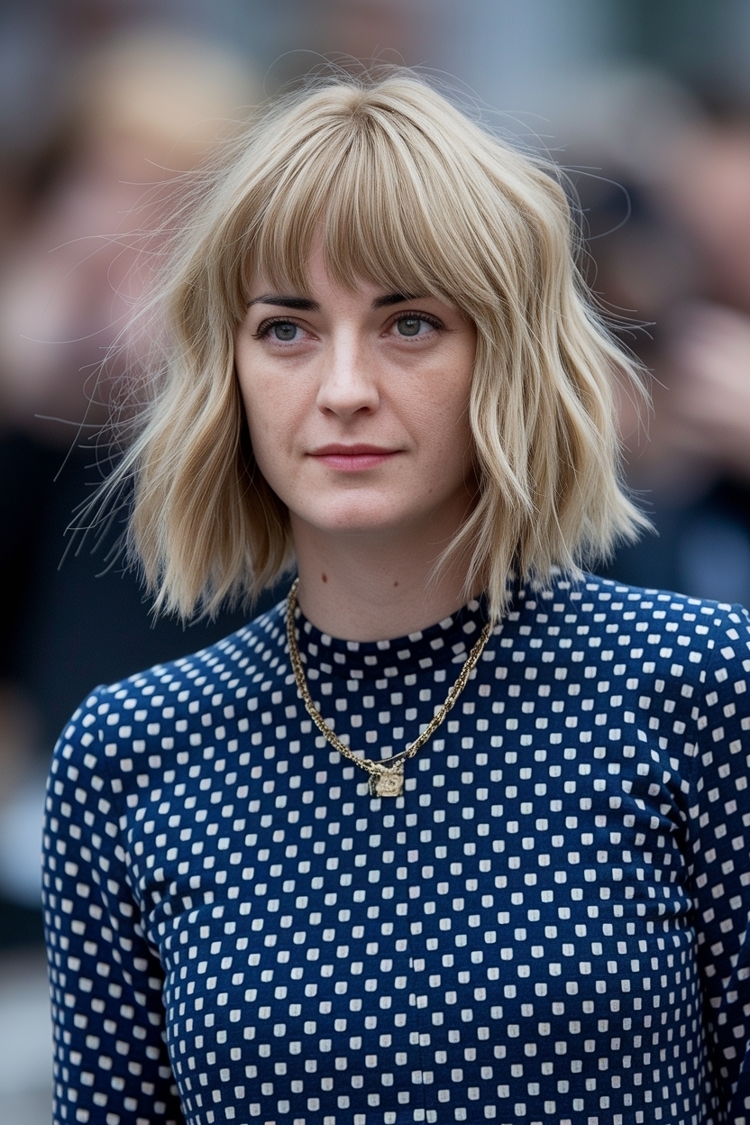 Best Hair Cuts for Round Face Medium: Perfect Options outfit idea