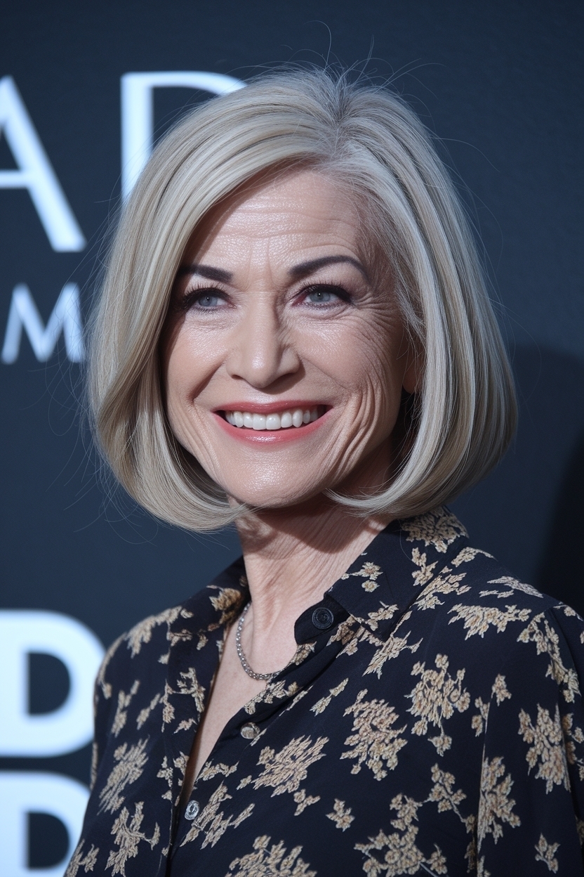 Bob Hair Styles for Women Over 50: Timeless and Trendy Cuts outfit idea