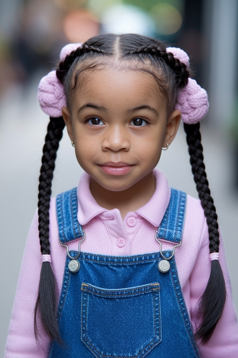 Braided Hairstyles for Little Black Girls Easy to Try outfit idea