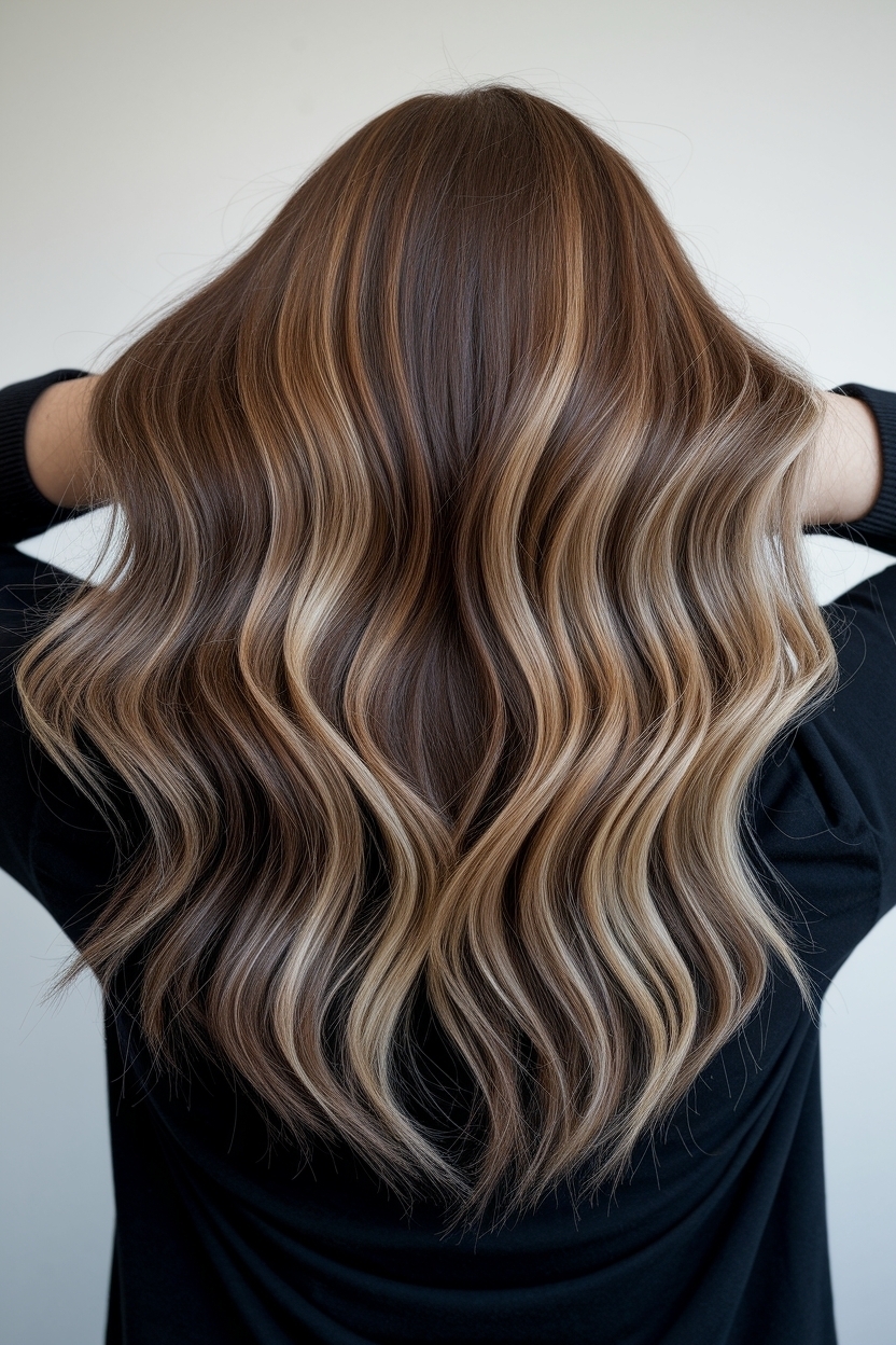 Caramel Highlights Brown Hair Balayage for Every Occasion outfit idea