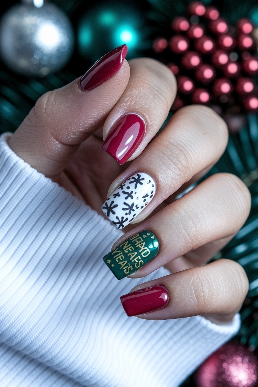 Christmas and New Years Nails: Get Ready to Celebrate outfit idea
