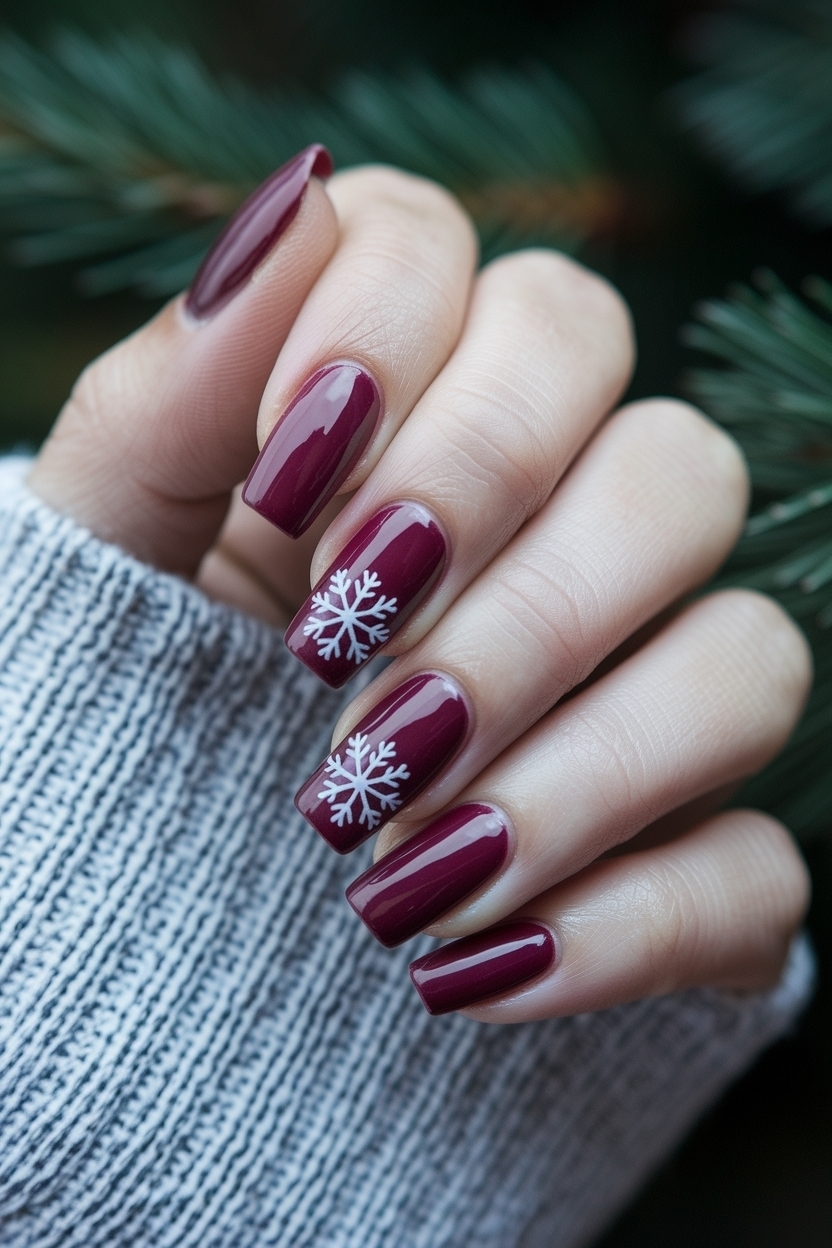 Christmas Nails French Tip Holidays: Chic and Festive outfit idea