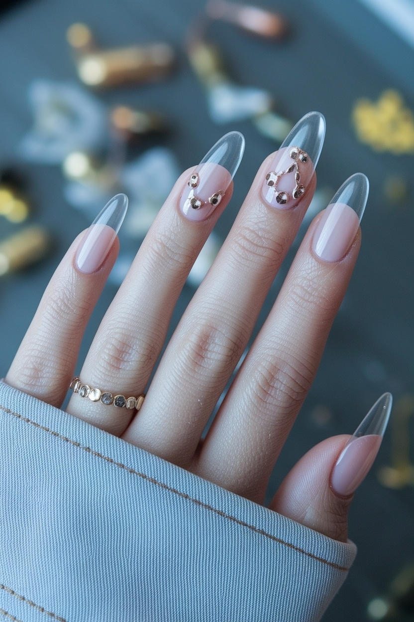Clear Acrylic Nails with Design: Creative Inspirations outfit idea