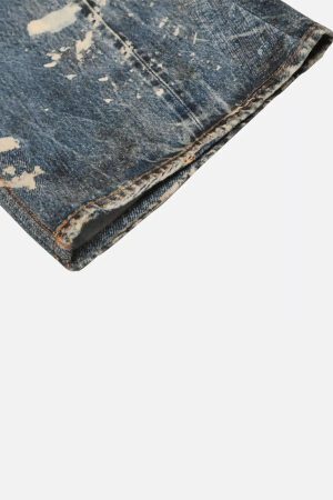 Concert Outfit 3D Digital Printed Chain Straight Jeans