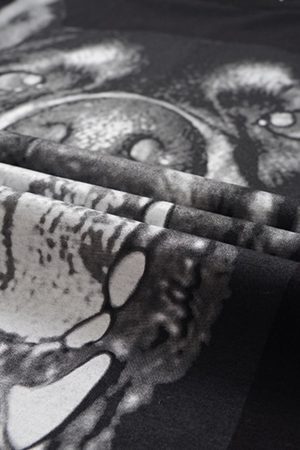 Concert Outfit 3D Printed Doberman Dog Head Hip Hop T-Shirt