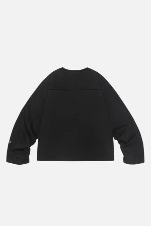 Concert Outfit 86 Embroidery V-Neck Sweatshirt