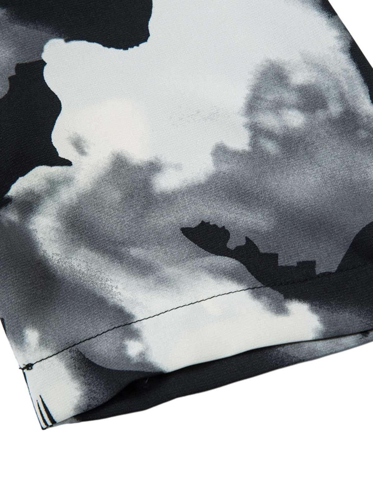 Concert Outfit Abstract Tie-Dye Print Shirt Concert Outfit Abstract Tie-Dye Print Shirt