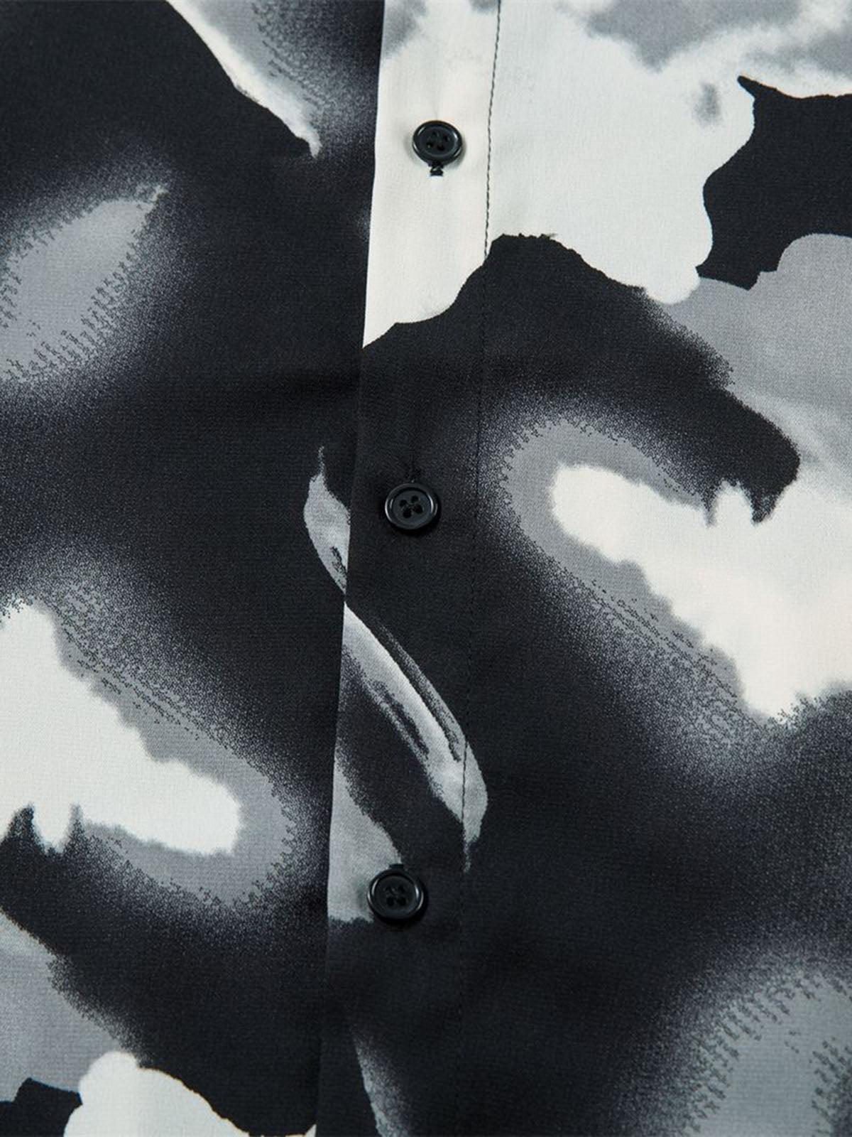 Concert Outfit Abstract Tie-Dye Print Shirt Concert Outfit Abstract Tie-Dye Print Shirt