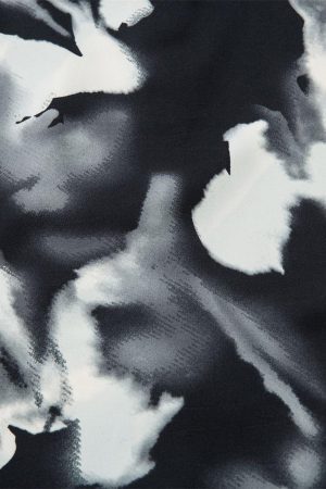 Concert Outfit Abstract Tie-Dye Print Shirt