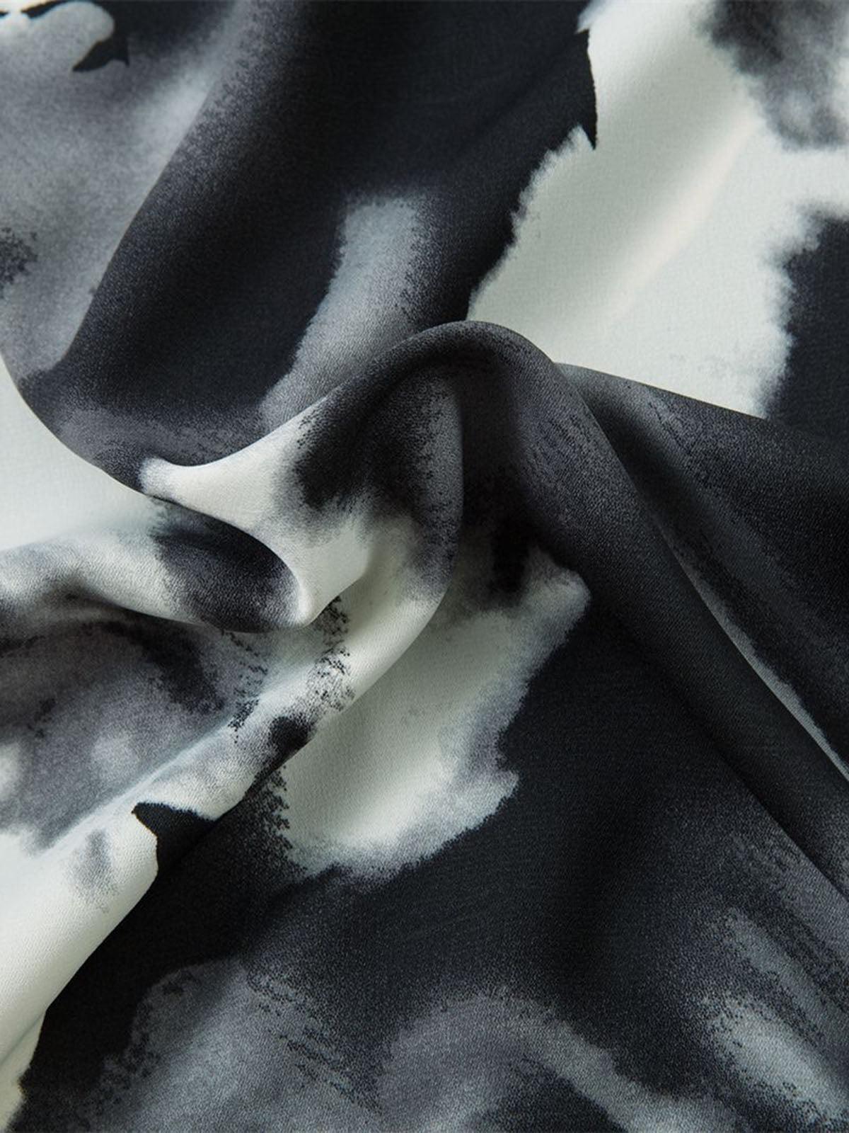 Concert Outfit Abstract Tie-Dye Print Shirt Concert Outfit Abstract Tie-Dye Print Shirt