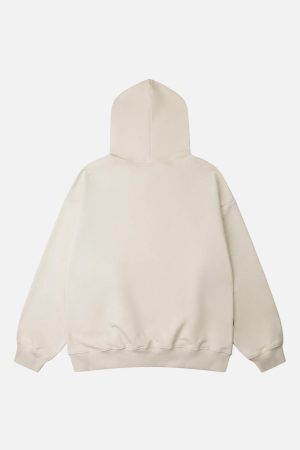 Concert Outfit Abstraction Shadow Print Hoodie