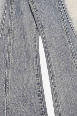 Concert Outfit Acid Wash Spray Baggy Jeans