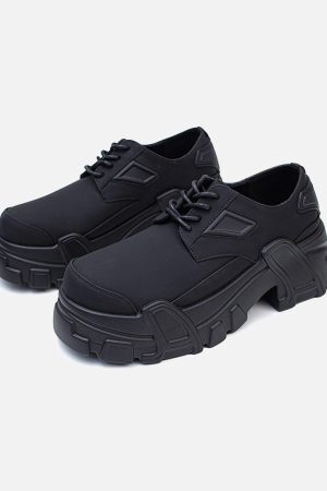 Concert Outfit All-Black Platform Shoes
