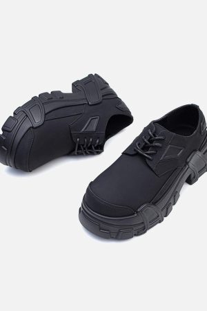 Concert Outfit All-Black Platform Shoes