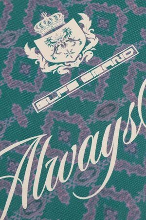 Concert Outfit Always Strive Green Patterned Jersey V-Neck T-Shirt