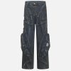 Concert Outfit American Heavy Duty Wasteland Style Work Jeans
