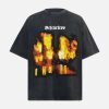 Concert Outfit American High Street Burning Hip Hop T-Shirt
