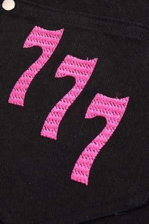 Concert Outfit American High Street Digital Embroidered Jeans