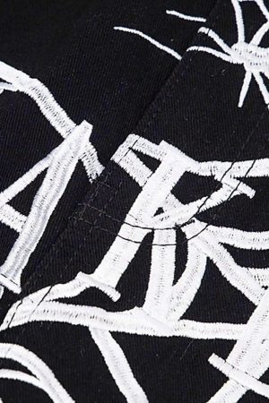 Concert Outfit American High Street Embroidered Spider Jeans