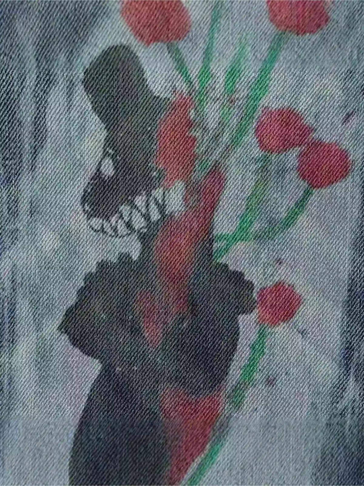 Concert Outfit American High Street Graffiti Washed Jeans Concert Outfit American High Street Graffiti Washed Jeans