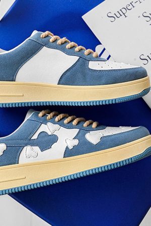 Concert Outfit American High Street Retro Casual Shoes