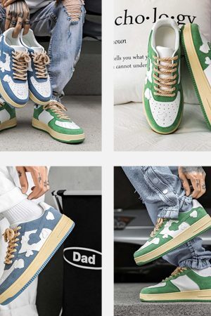 Concert Outfit American High Street Retro Casual Shoes