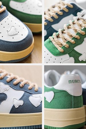 Concert Outfit American High Street Retro Casual Shoes