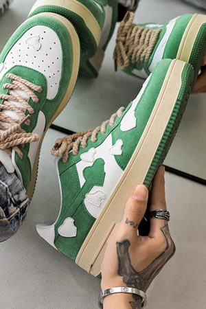 Concert Outfit American High Street Retro Casual Shoes