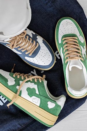 Concert Outfit American High Street Retro Casual Shoes